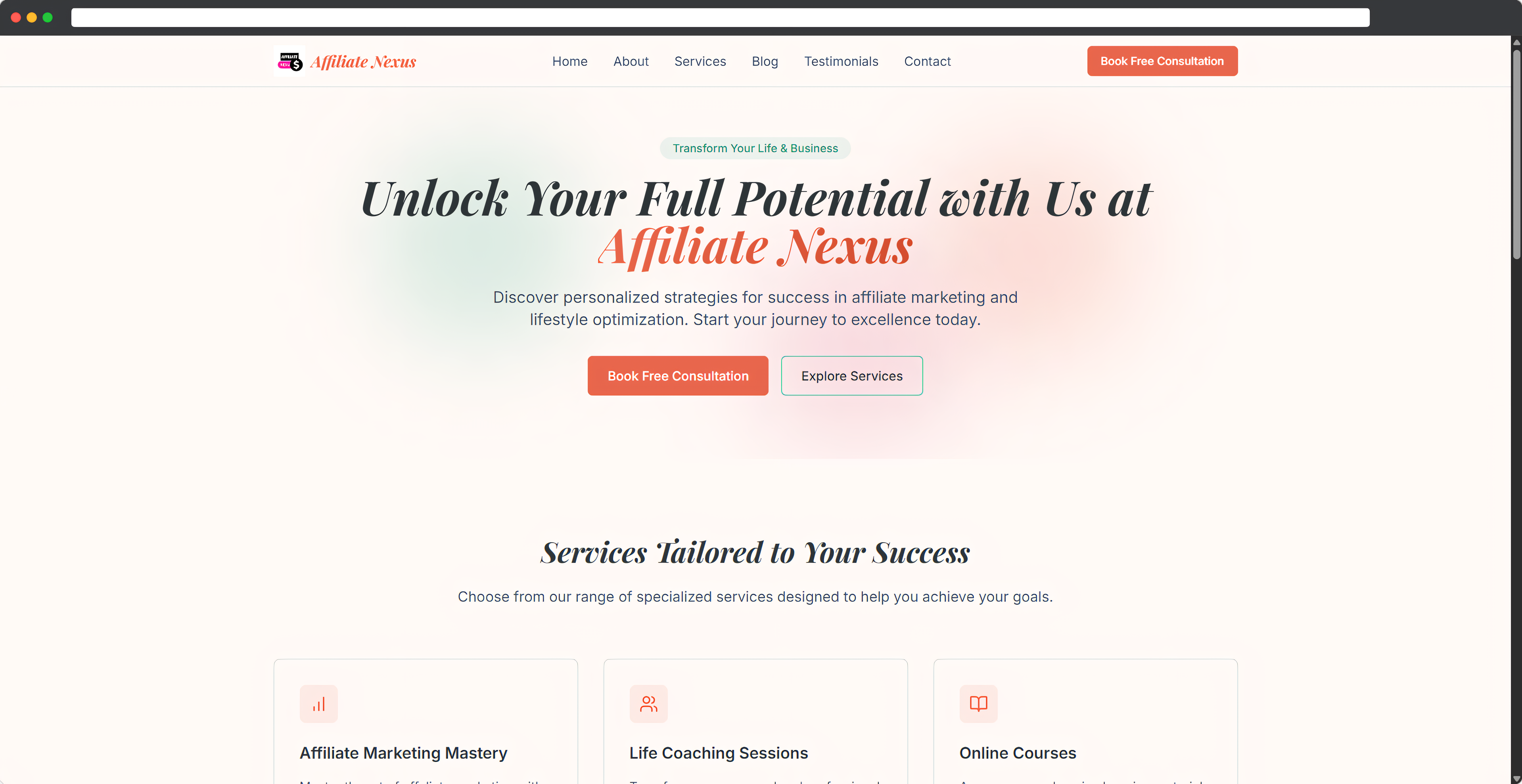 Affiliate Nexus screenshot 1